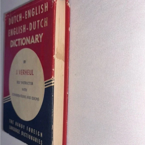 Dutch-English English - Dutch Dictionary by J. Vergil 1950 Vintage - Picture 5 of 5